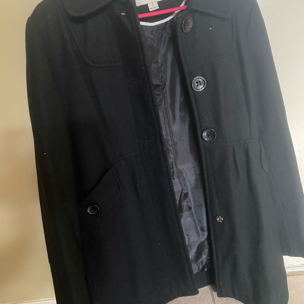 L.e.i. Black Trench Coat